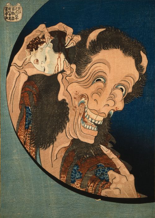 Warai Hannya của Hokusai Warai Hannya của Hokusai